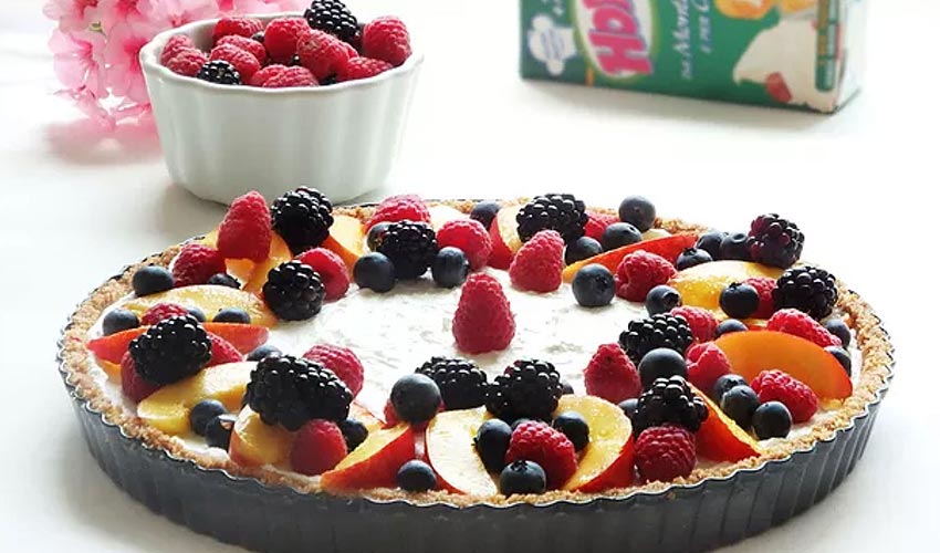 Crostata estiva senza cottura