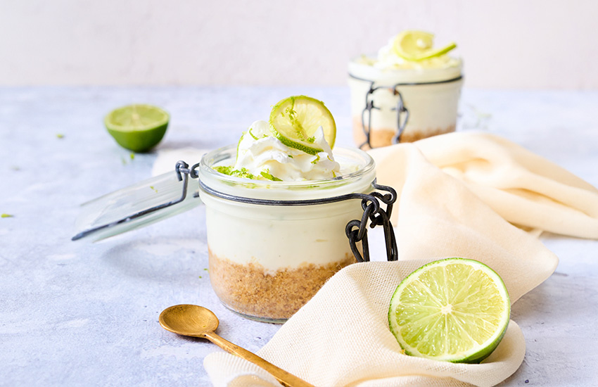 Key lime cheesecake